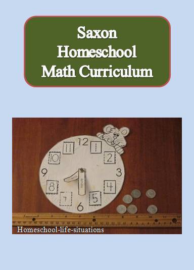 Some materials needed for saxon homeschool math