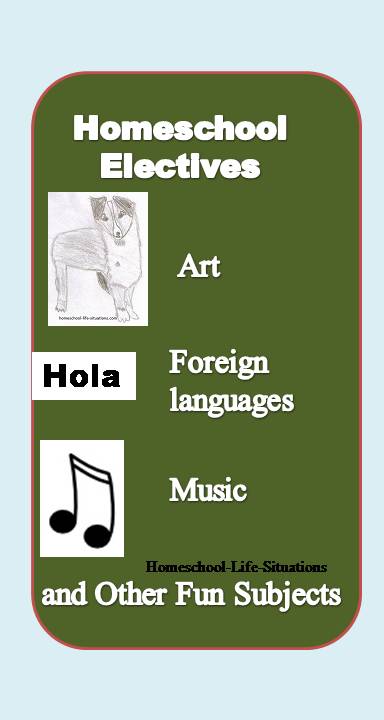 Homeschool Electives the fun subjects